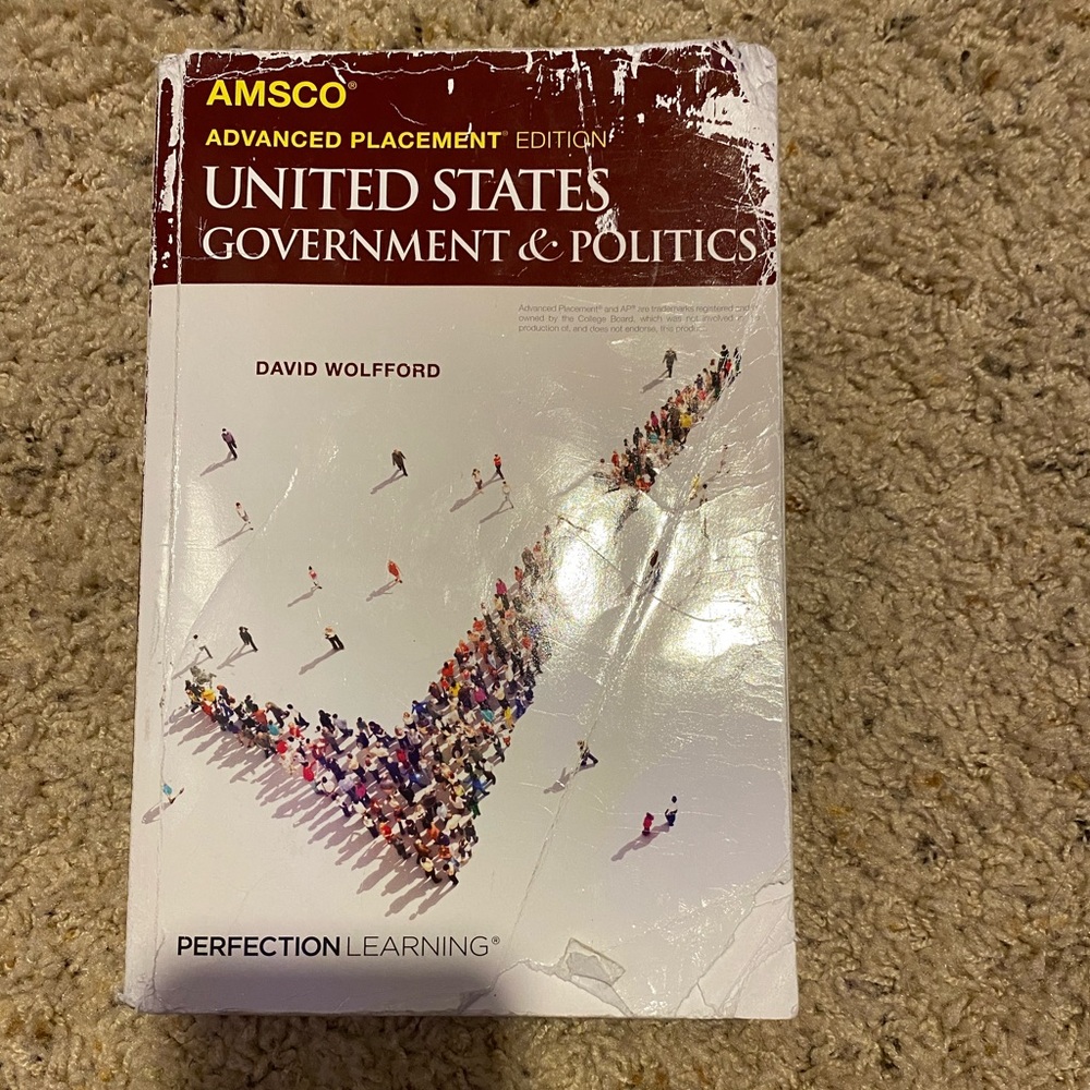 AP United States government & politics textbook
